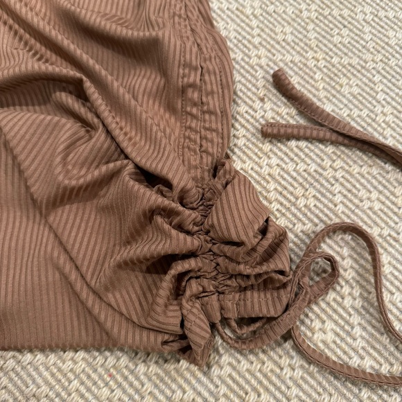 Zara Brown Tshirt Dress - Picture 2 of 3